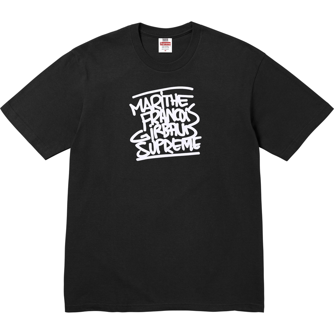 Supreme Supreme Marithé + François Girbaud Tee (SS25) - Black - $54