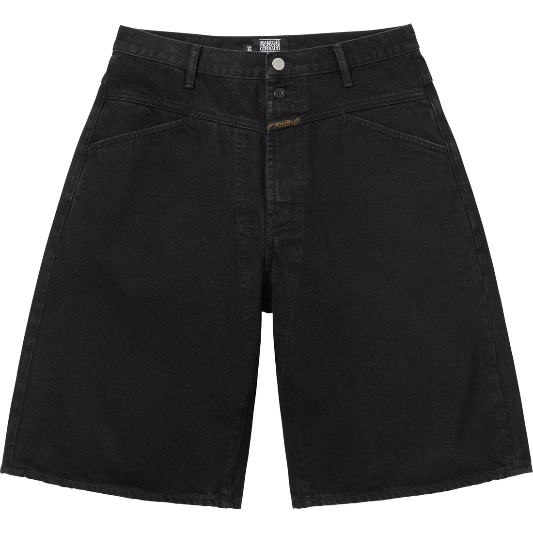 Supreme Supreme Marithé + François Girbaud X-Seam Baggy Denim Short (SS25) - Black - $168