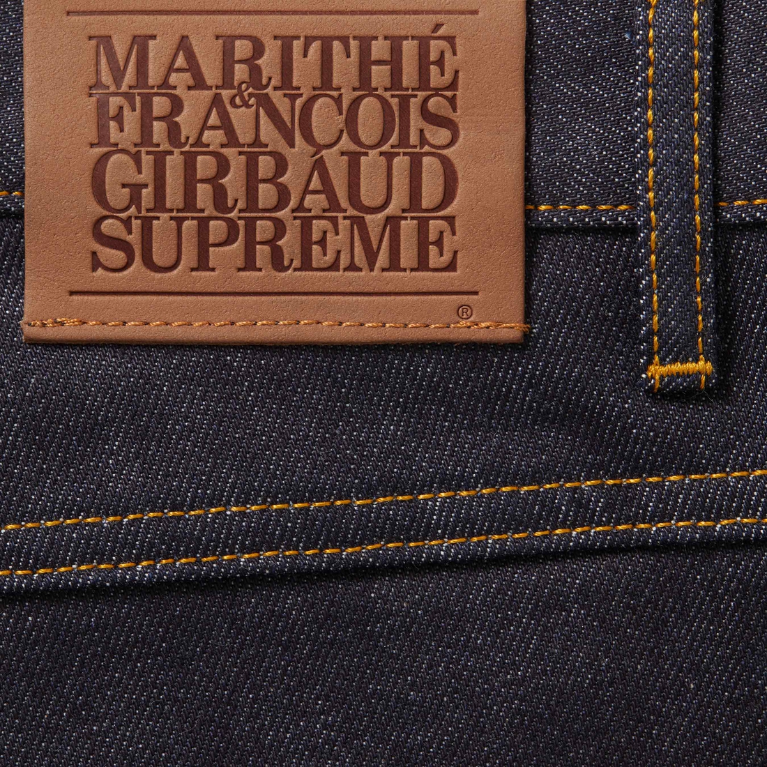 Supreme Supreme Marithé + François Girbaud X-Seam Baggy Denim Short (SS25) - Rigid Indigo - $168