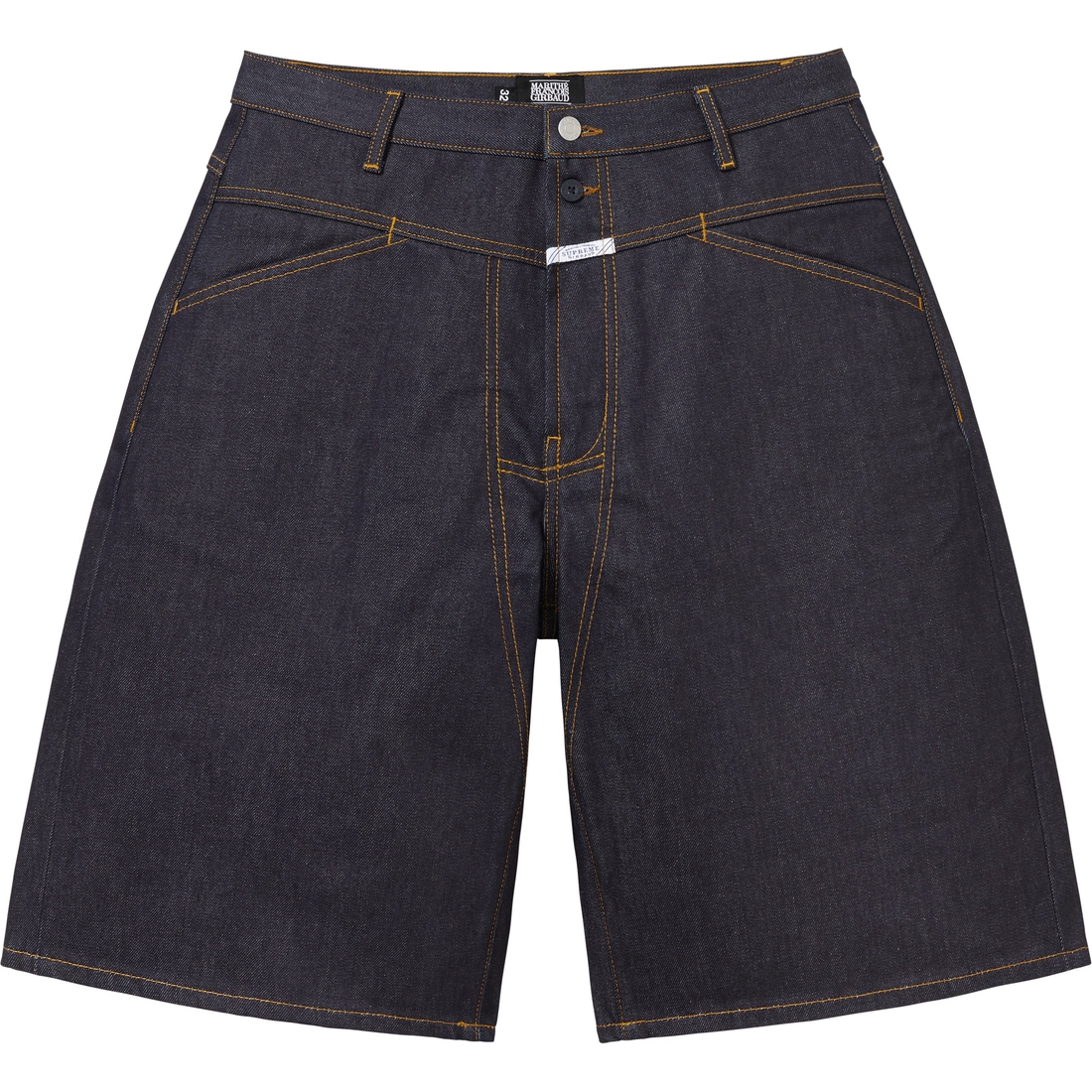 Supreme Supreme Marithé + François Girbaud X-Seam Baggy Denim Short (SS25) - Rigid Indigo - $168