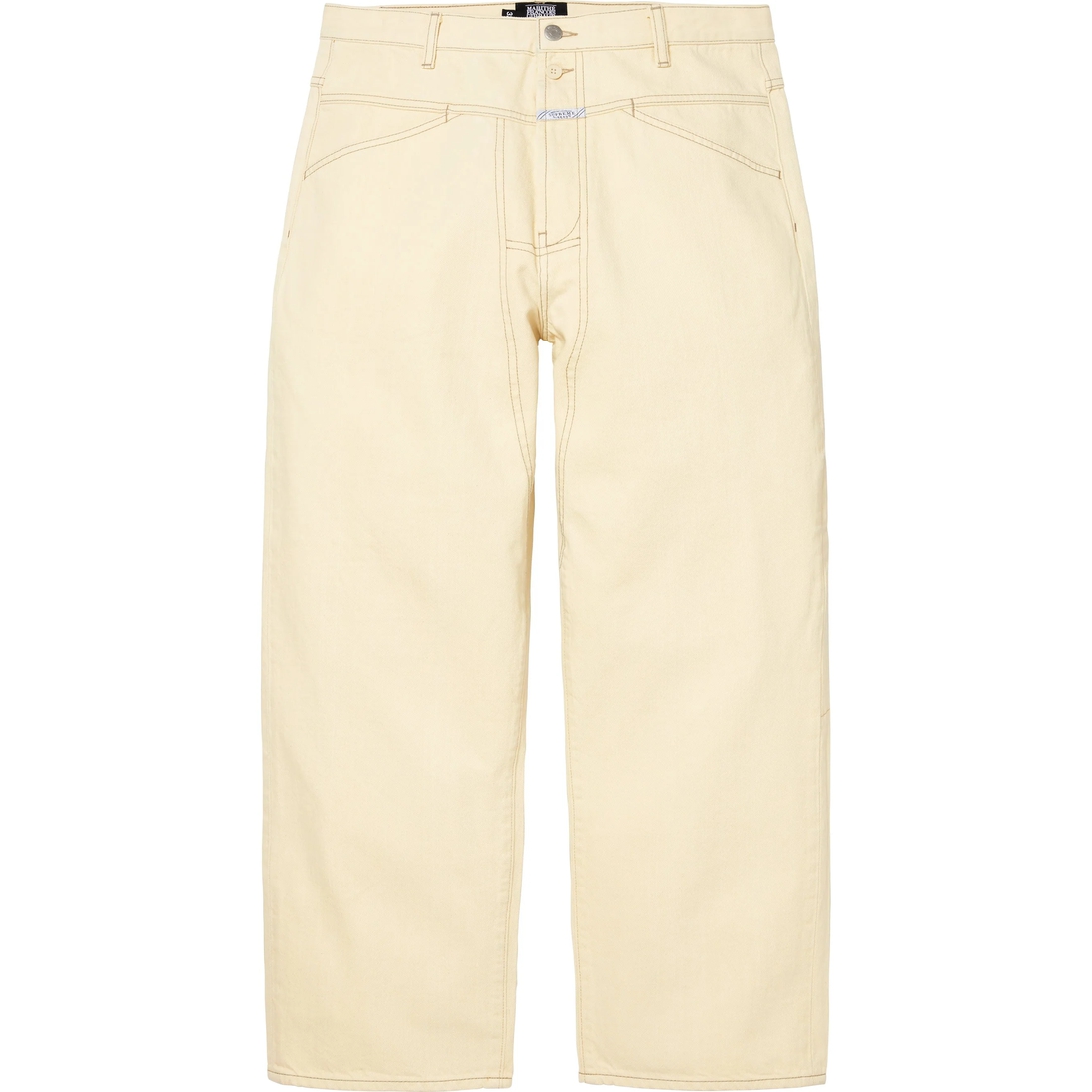 Supreme Supreme Marithé + François Girbaud X-Seam Baggy Jean (SS25) - Pale Yellow - $198