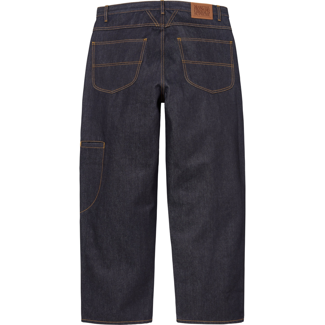 Supreme Supreme Marithé + François Girbaud X-Seam Baggy Jean (SS25) - Rigid Indigo - $198