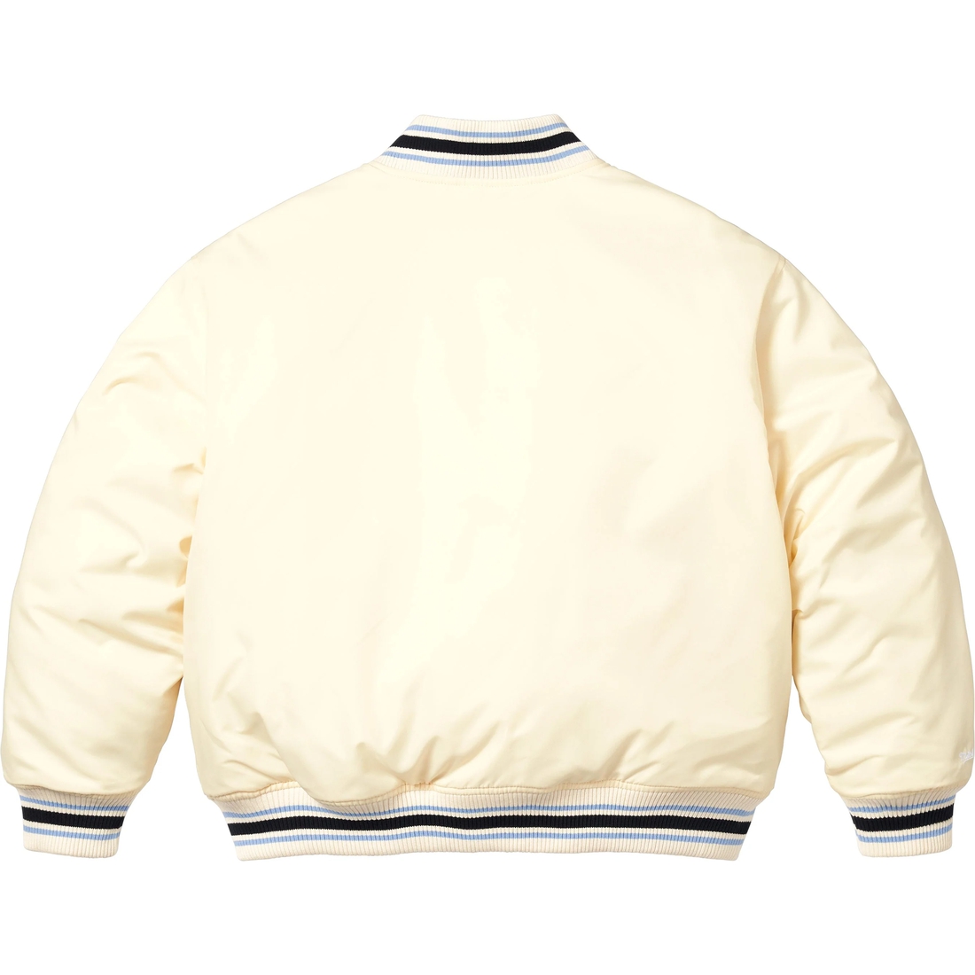 Supreme Supreme Mitchell & Ness Camo Logo Varsity Jacket (SS25) - White - $268