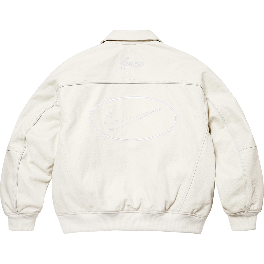 Supreme Supreme Nike Leather Varsity Jacket (SS25) - Snakeskin - $698