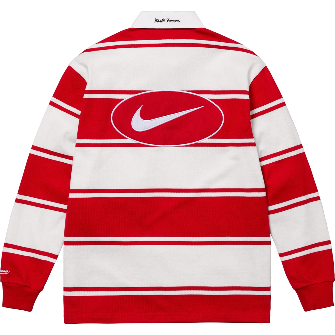 Supreme Supreme Nike Stripe Rugby (SS25) - Red - $128