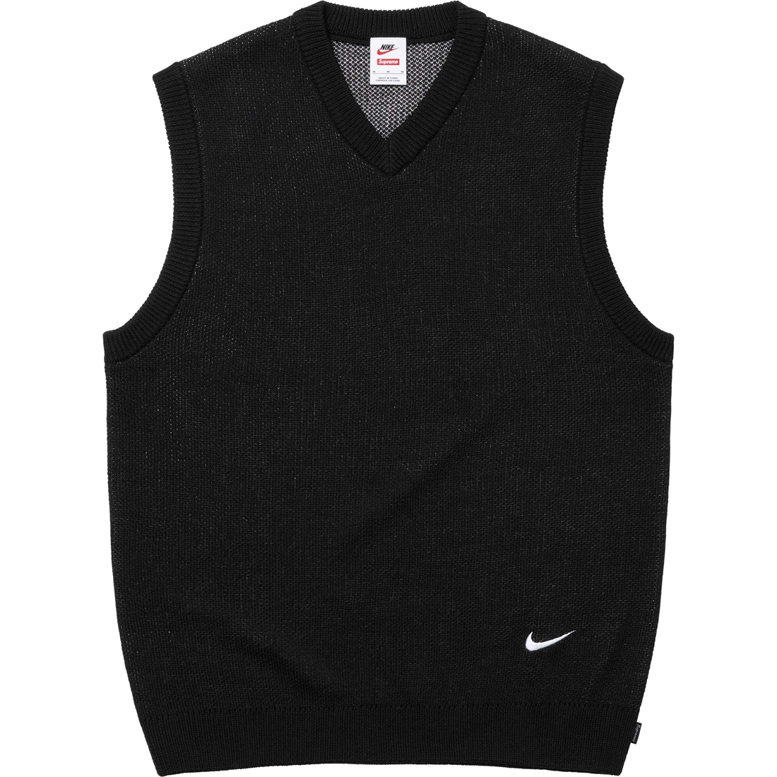 Supreme Supreme Nike Sweater Vest (SS25) - Black - $128