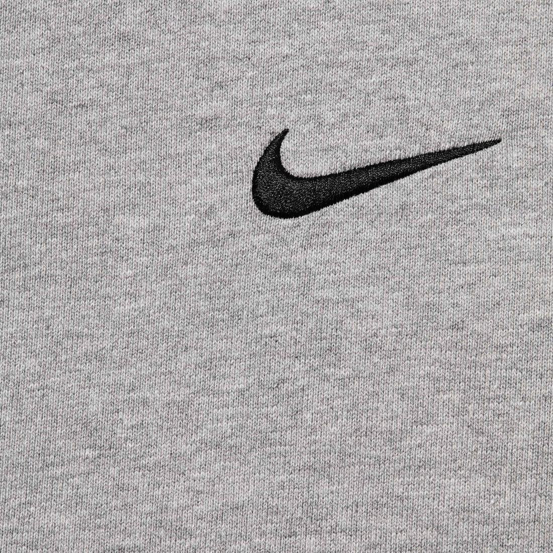 Supreme Supreme Nike Zip Up Hooded Sweatshirt (SS25) - Heather Grey - $158