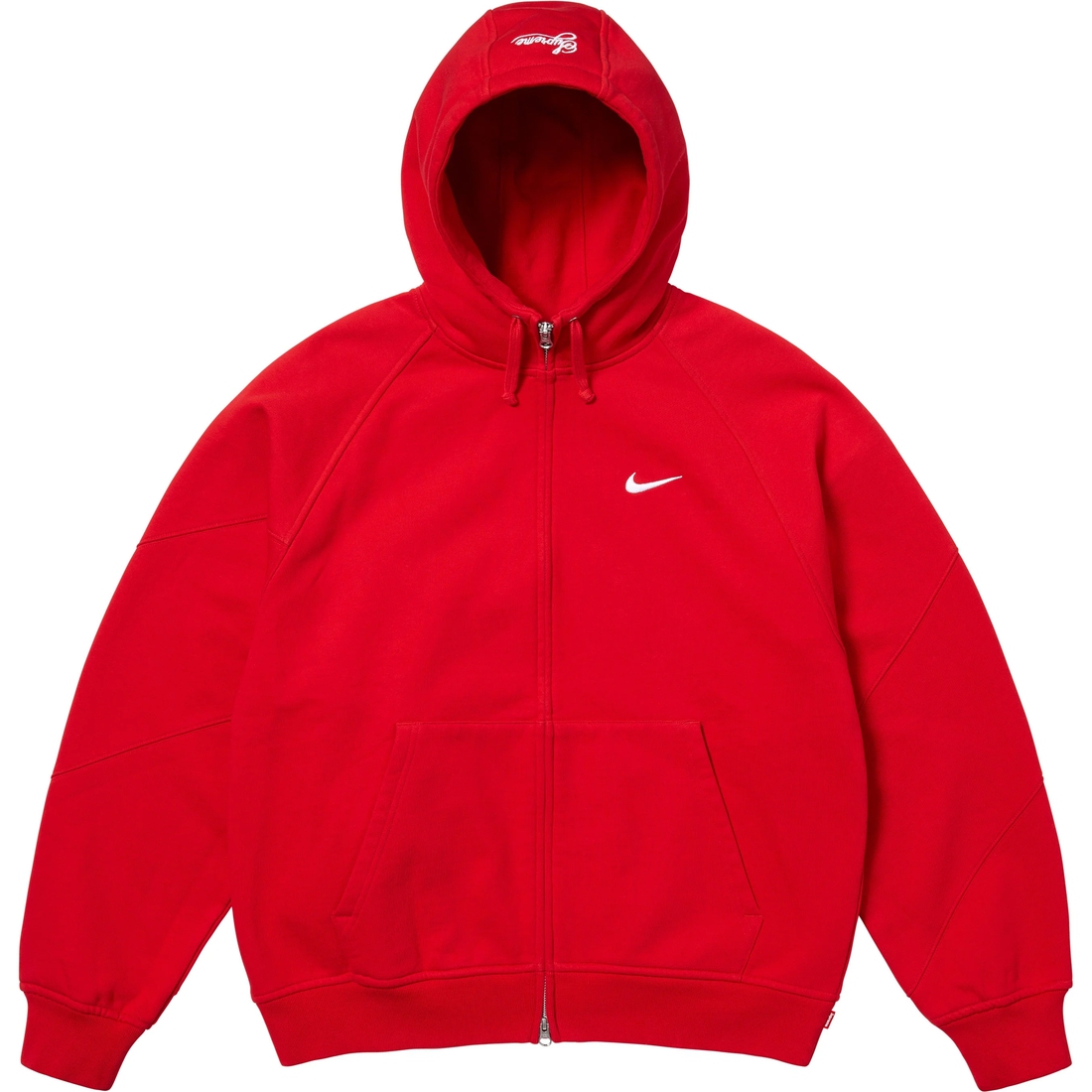 Supreme Supreme Nike Zip Up Hooded Sweatshirt (SS25) - Red - $158