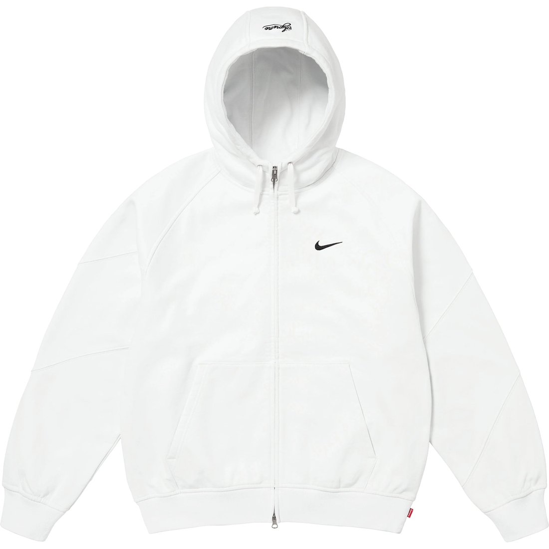 Supreme Supreme Nike Zip Up Hooded Sweatshirt (SS25) - White - $158