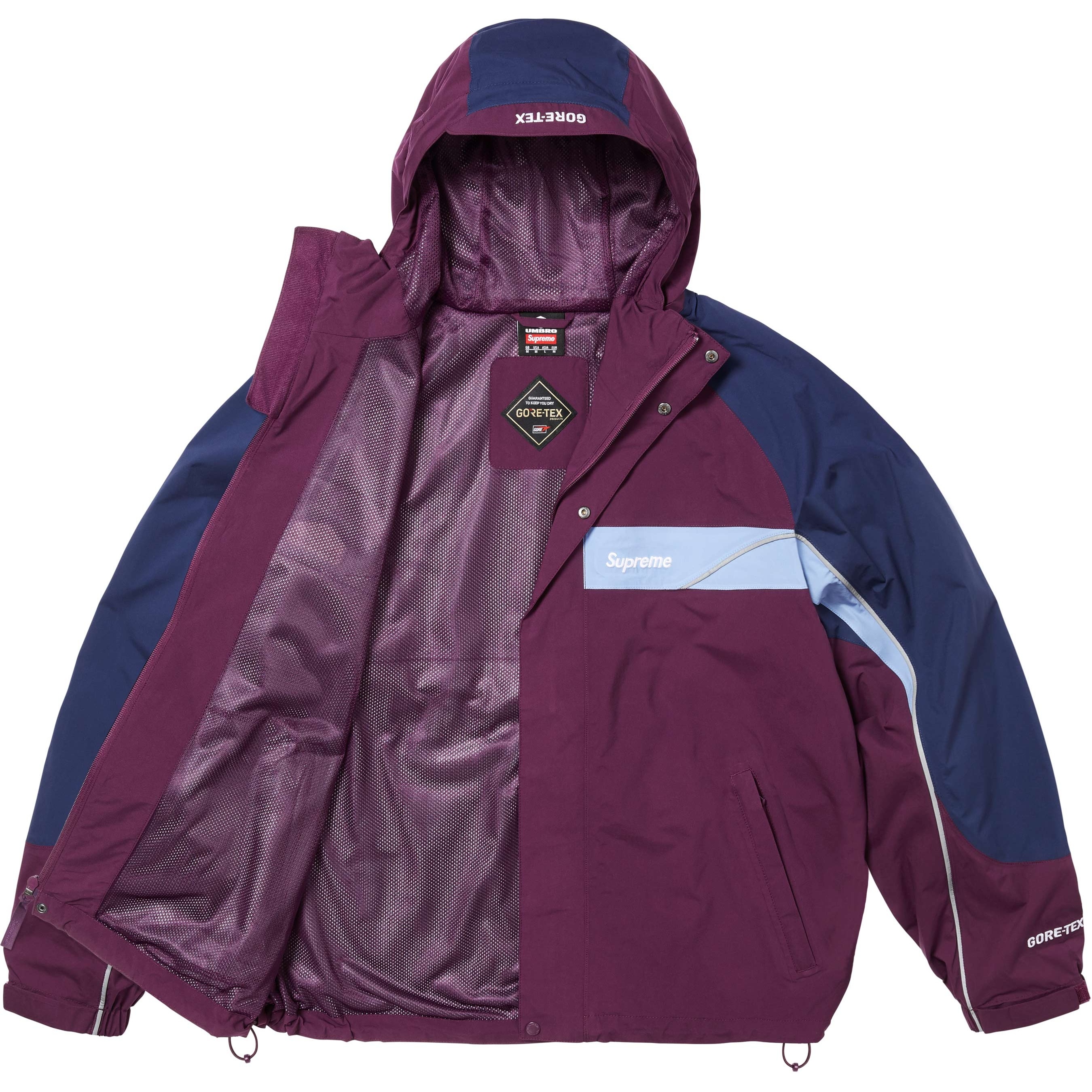 Supreme Supreme Umbro GORE-TEX Hooded Jacket (SS25) - Dark Purple - $448