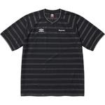Supreme Supreme Umbro Stripe Soccer Jersey (SS25) - Black