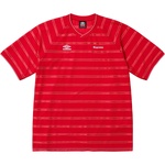 Supreme Supreme Umbro Stripe Soccer Jersey (SS25) - Red