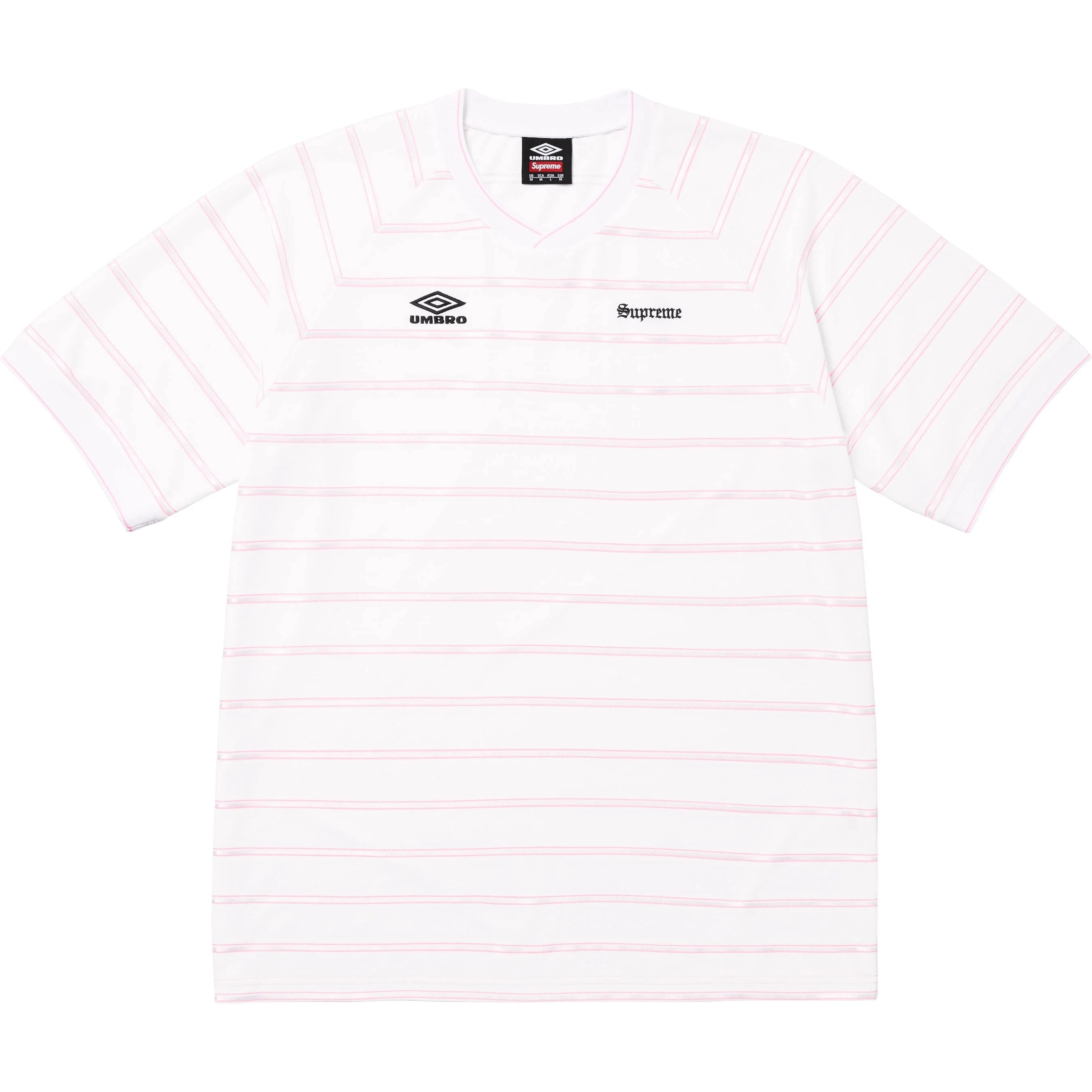 Supreme Supreme Umbro Stripe Soccer Jersey (SS25) - White - $98