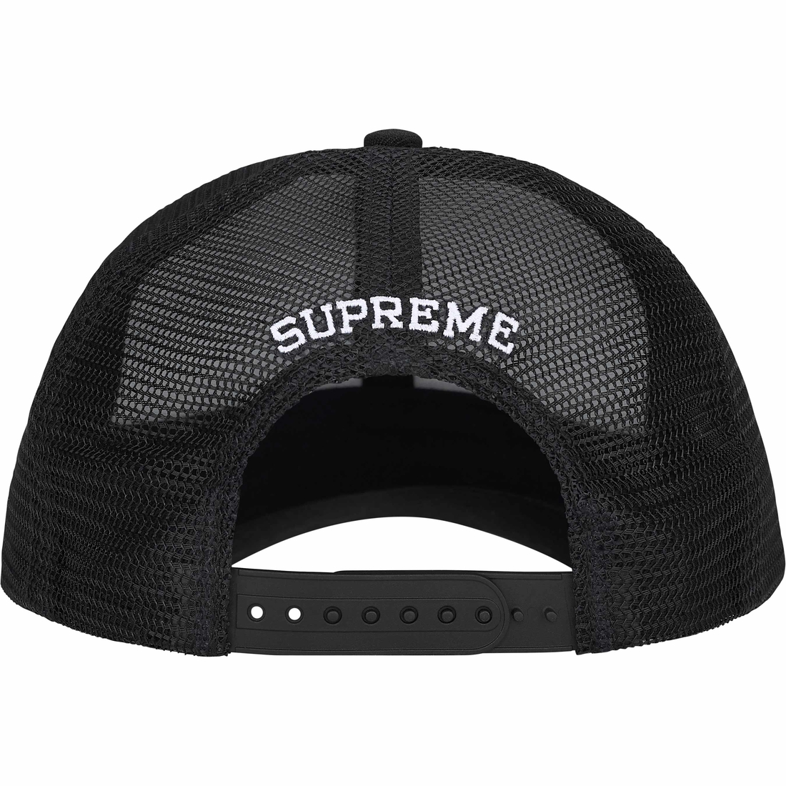 Supreme Vaquero Mesh Back 5-Panel (SS25) - Black - $60