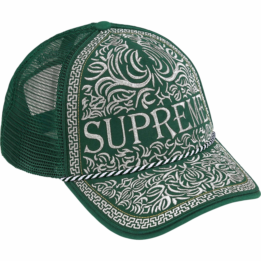 Supreme Vaquero Mesh Back 5-Panel (SS25) - Green - $60