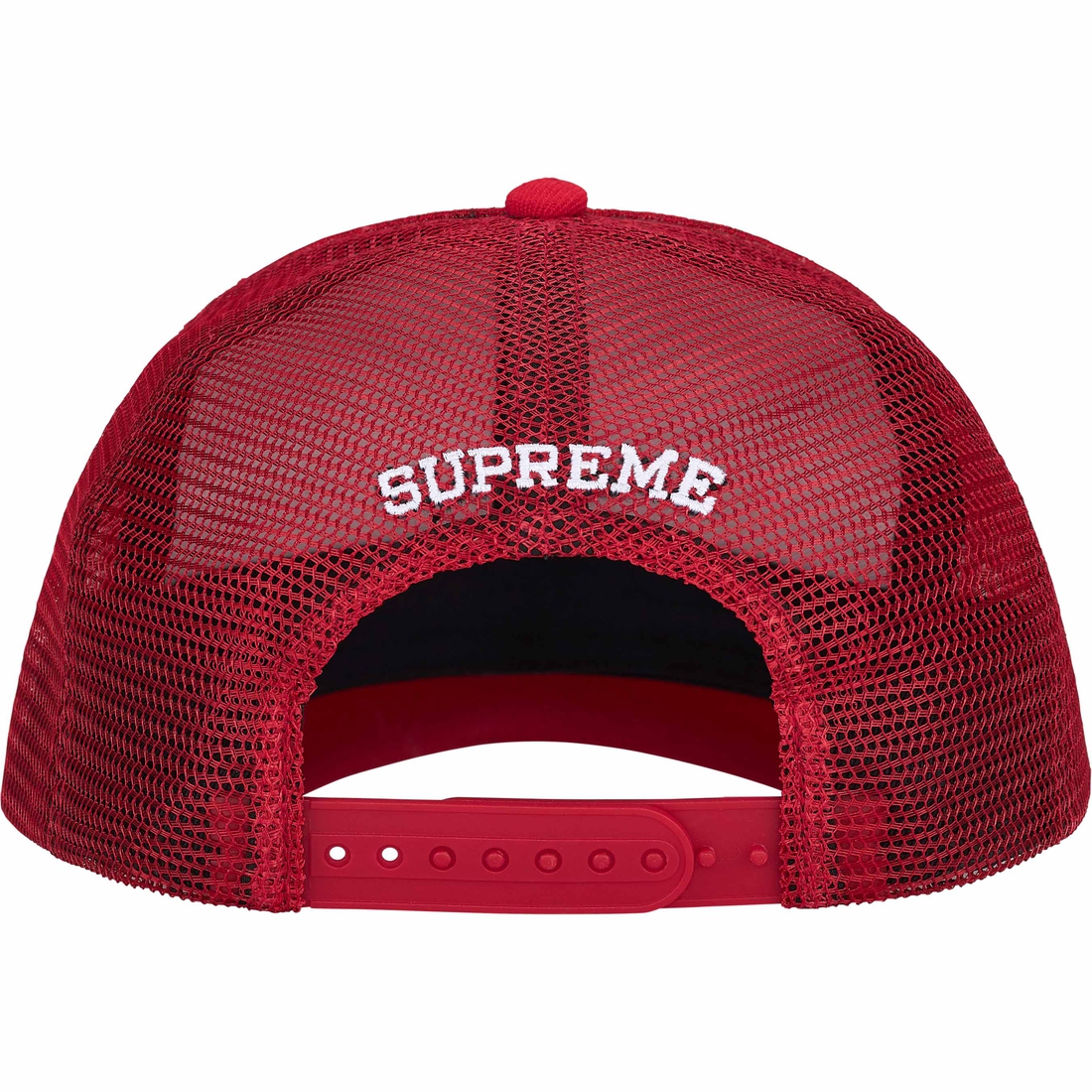 Supreme Vaquero Mesh Back 5-Panel (SS25) - Red - $60