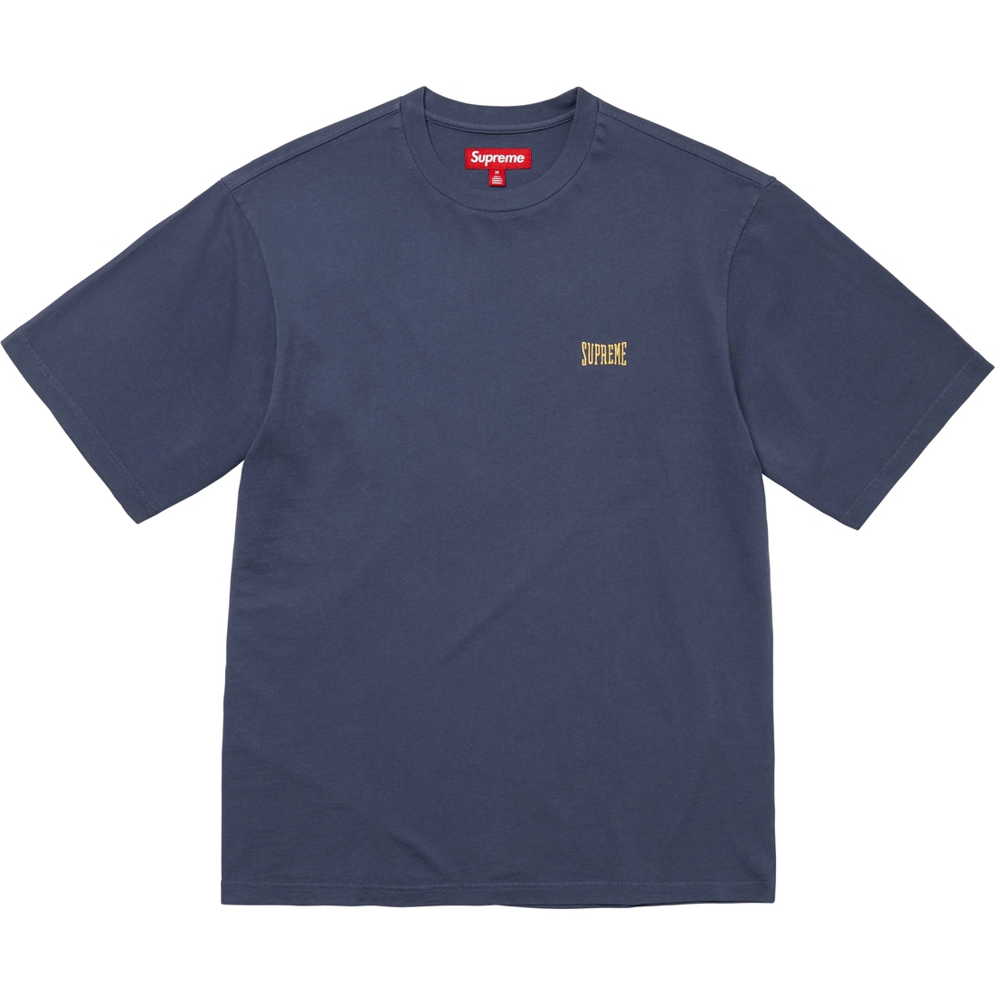 Supreme Warm Up Washed S S Top (SS25) - Navy - $54