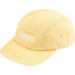Supreme Washed Chino Twill Camp Cap (SS25) - Light Yellow
