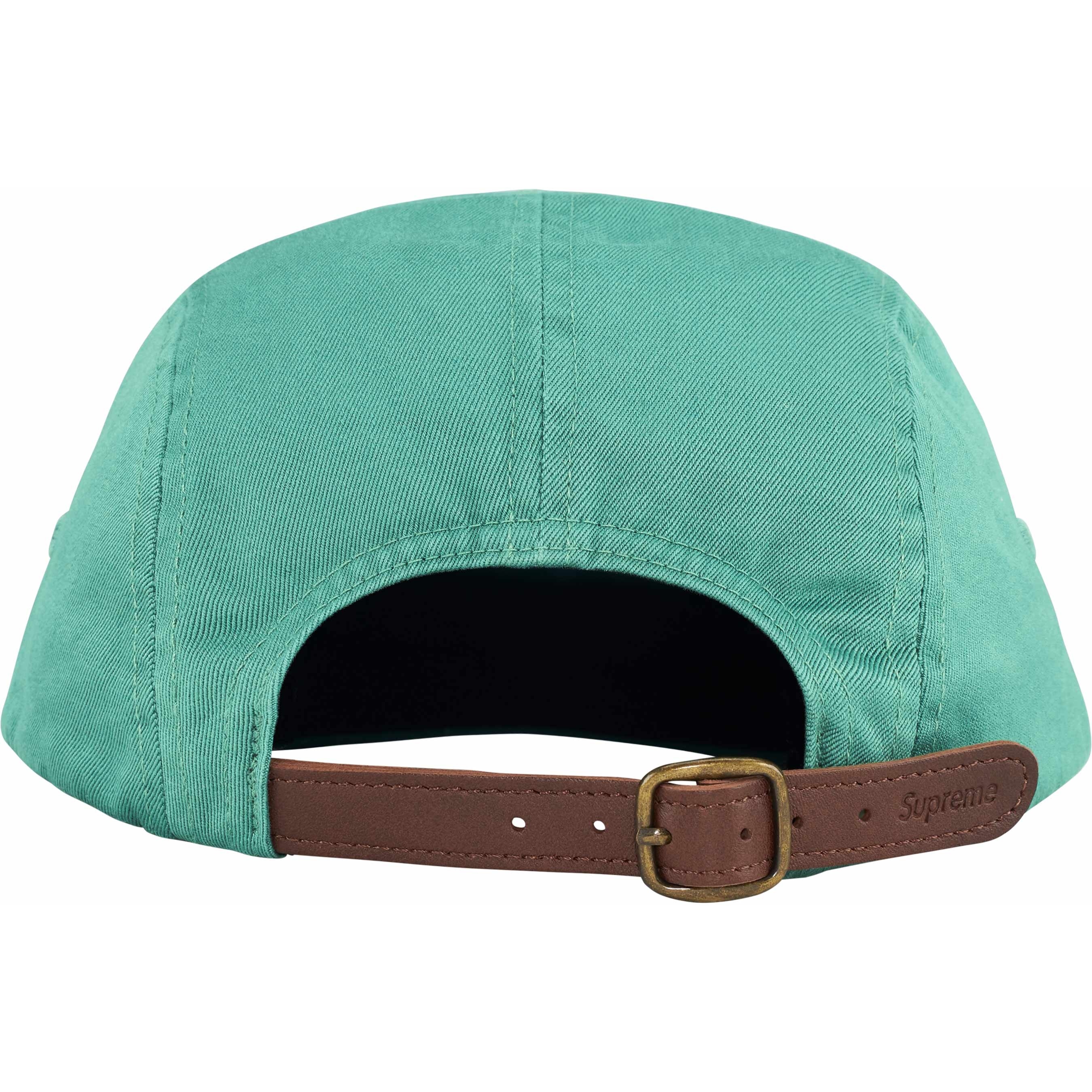 Supreme Washed Chino Twill Camp Cap (SS25) - Sage - $48