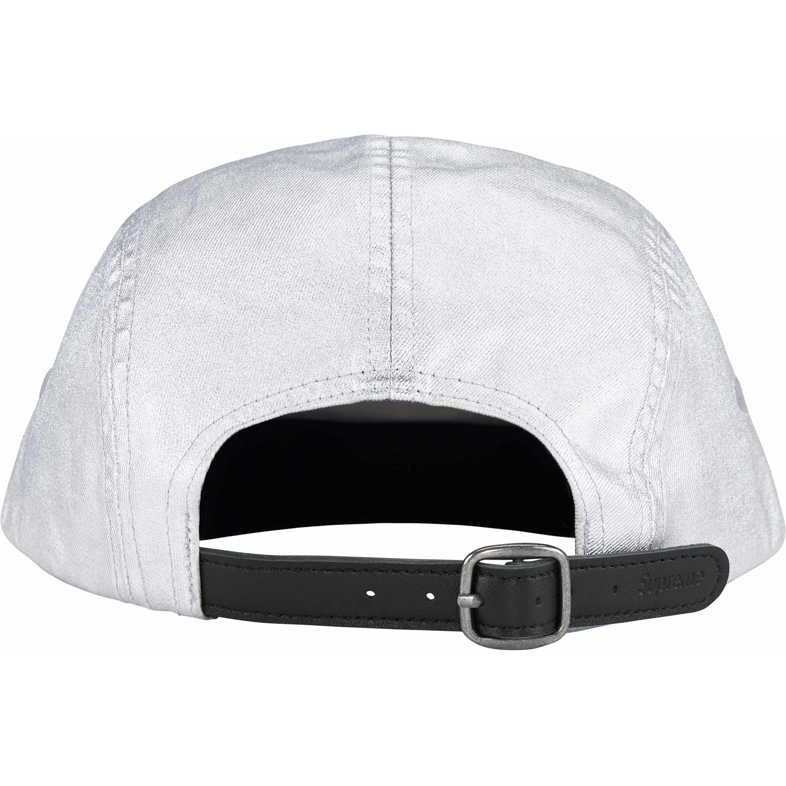 Supreme Washed Chino Twill Camp Cap (SS25) - Silver - $48