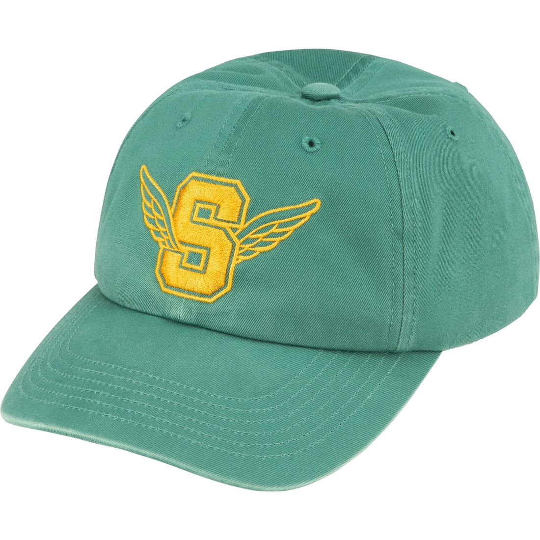 Supreme Wings Logo 6-Panel (SS25) - Light Pine - $48
