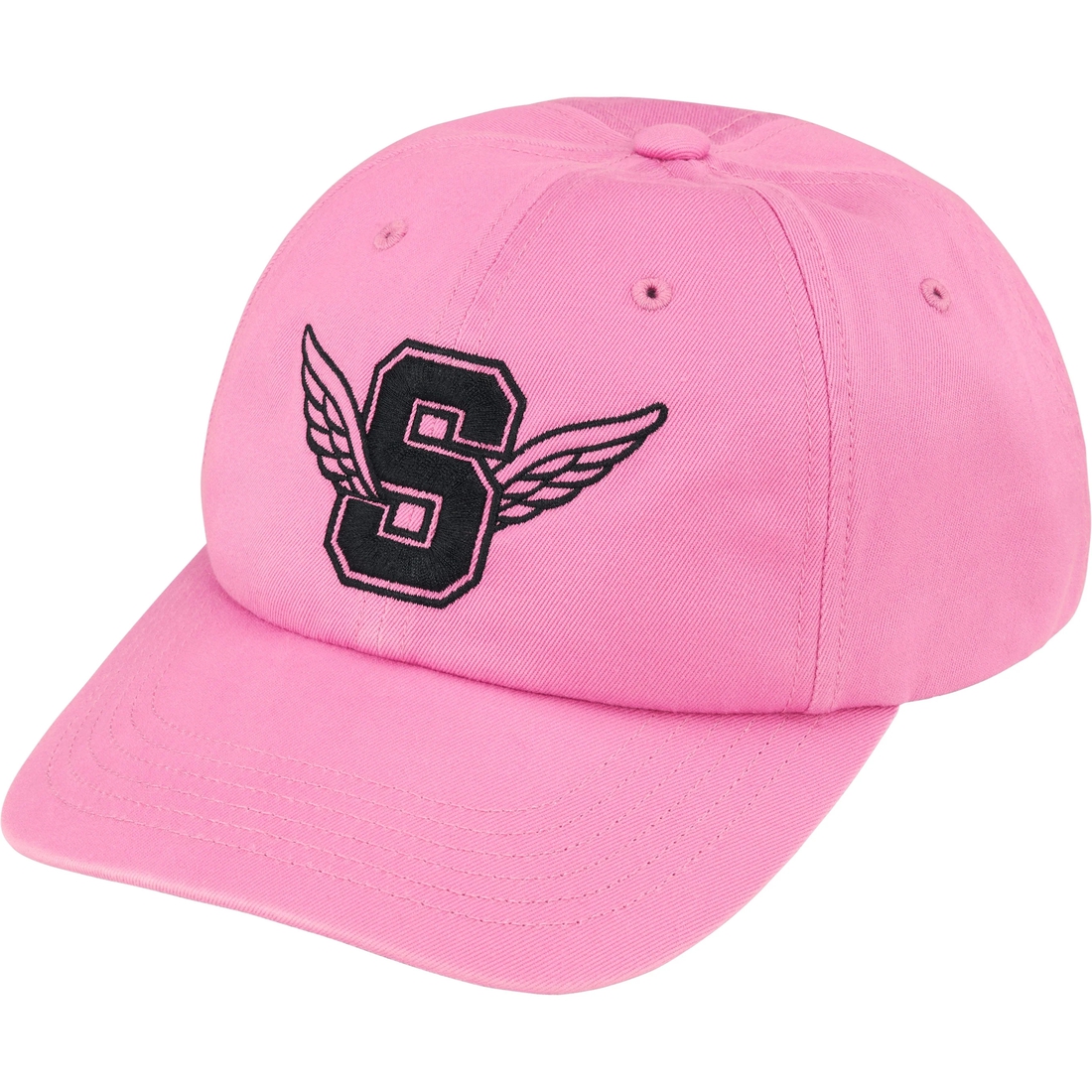 Supreme Wings Logo 6-Panel (SS25) - Pink - $48