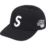 Supreme World Famous S Logo 6-Panel (SS25) - Black