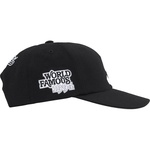 Supreme World Famous S Logo 6-Panel (SS25) - Black