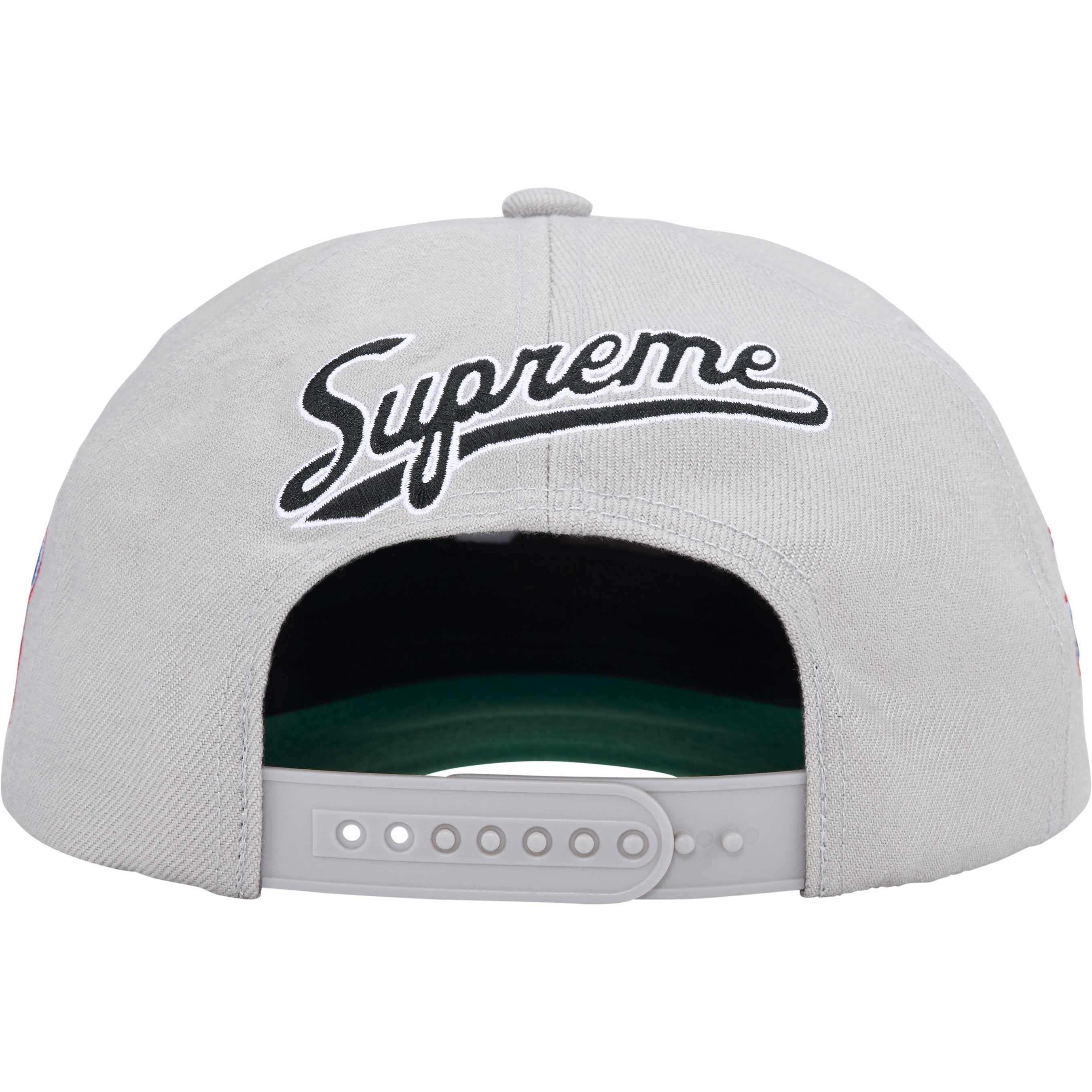Supreme World Famous S Logo 6-Panel (SS25) - Grey - $48