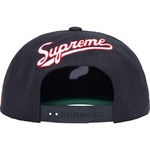 Supreme World Famous S Logo 6-Panel (SS25) - Navy