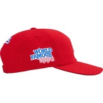 Supreme World Famous S Logo 6-Panel (SS25) - Red