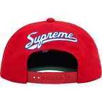 Supreme World Famous S Logo 6-Panel (SS25) - Red