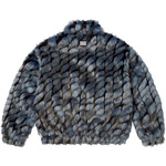 Supreme 2-Tone WINDSTOPPER Faux Fur Jacket (SS25) - Blue