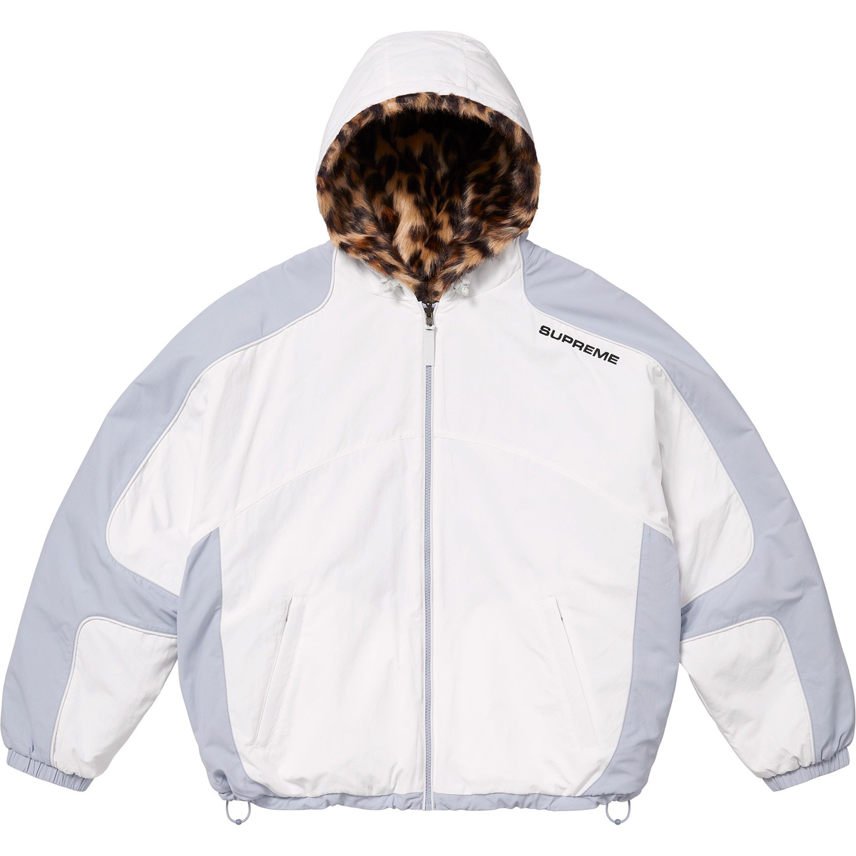Supreme Faux Fur Reversible Hooded Track Jacket (SS25) - White - $368