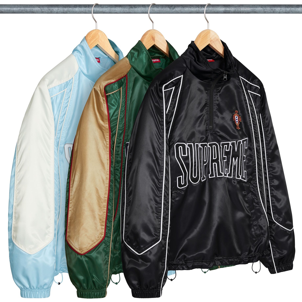 Supreme Satin Piping Pullover releasing on Week 16 for spring summer 2025
