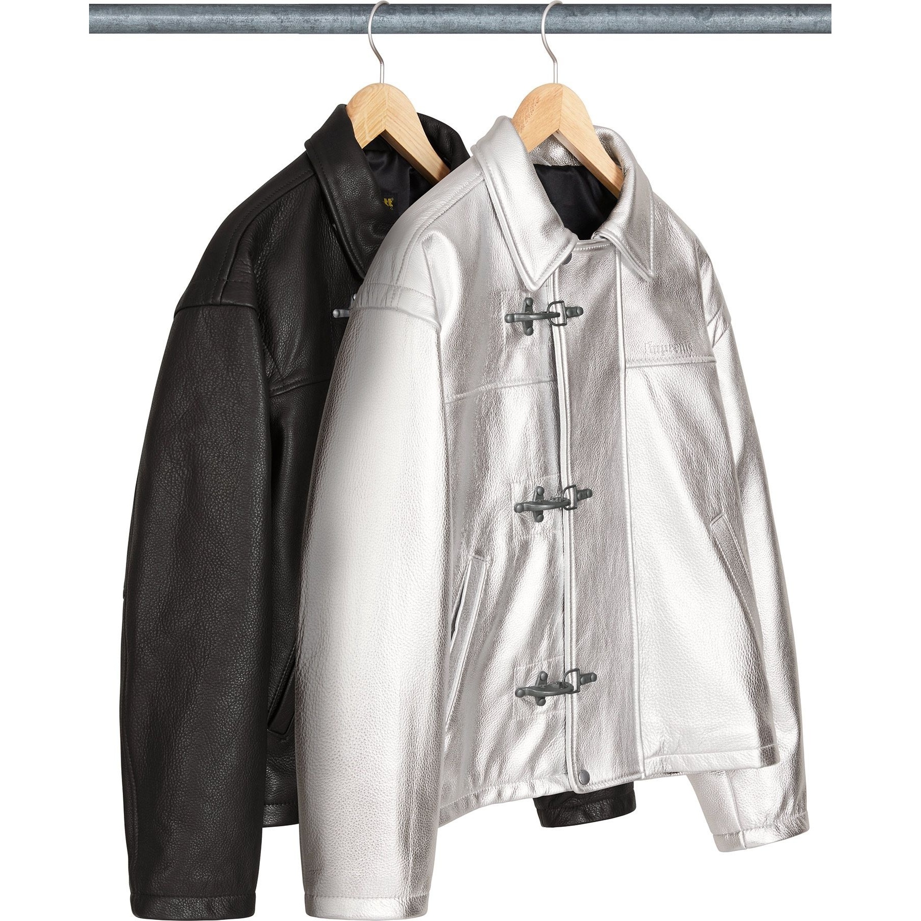Supreme Supreme Schott Leather Clip Jacket releasing on Week 5 for spring summer 2025