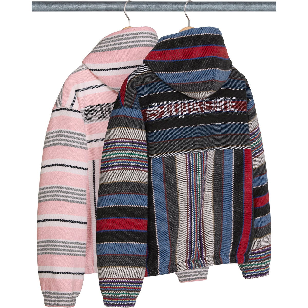 Supreme Woven Stripe Hooded Jacket releasing on Week 4 for spring summer 2025