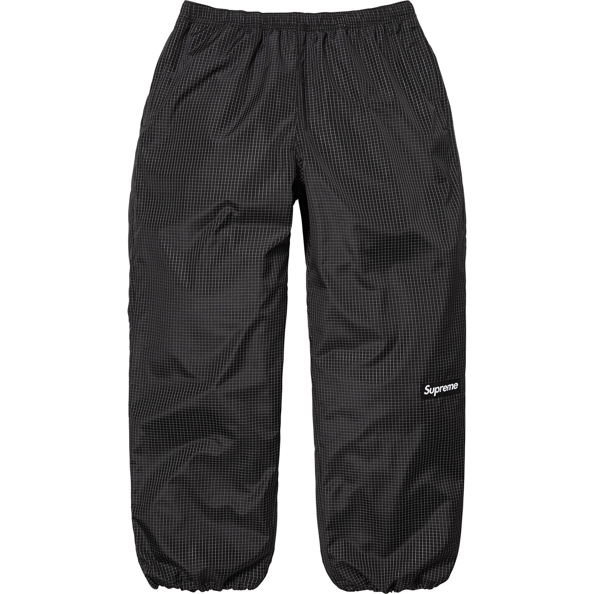 Supreme Reflective Ripstop Track Pant (SS25) - Black - $168