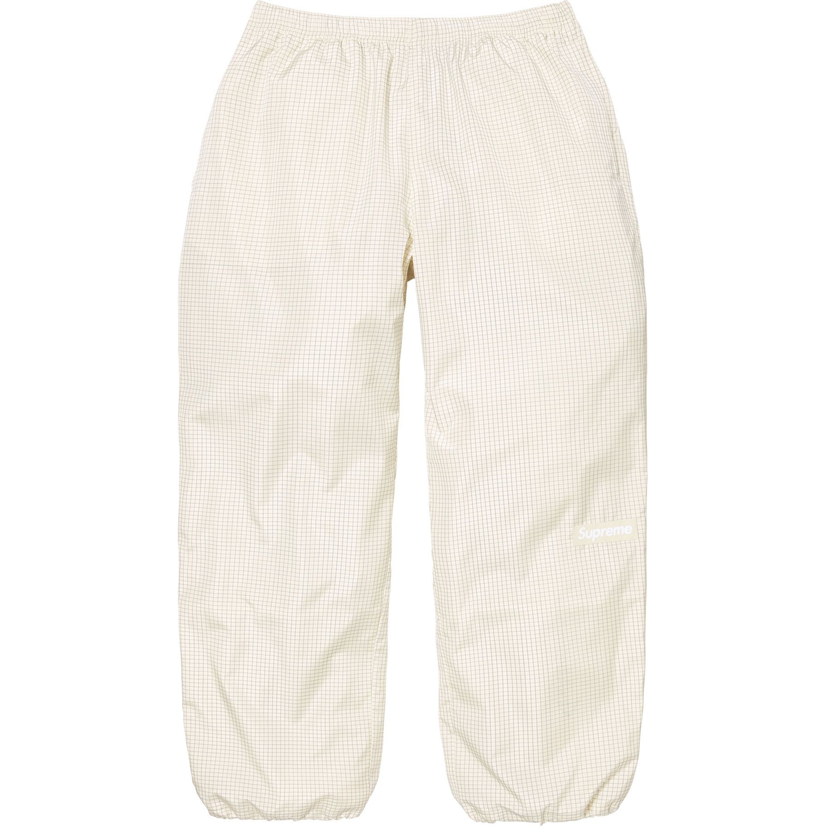 Supreme Reflective Ripstop Track Pant (SS25) - White - $168