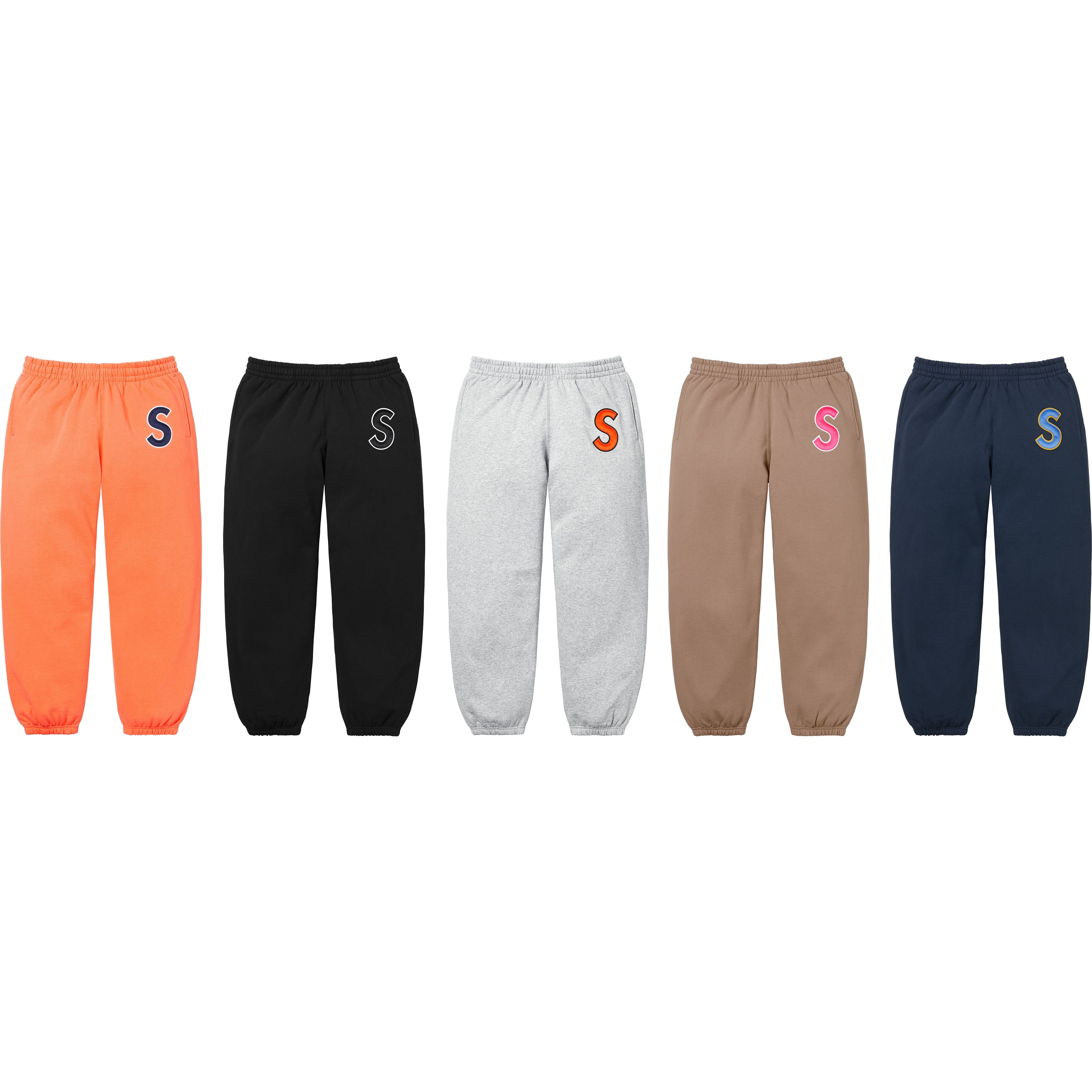 Supreme S Logo Sweatpant releasing on Week 5 for spring summer 2025