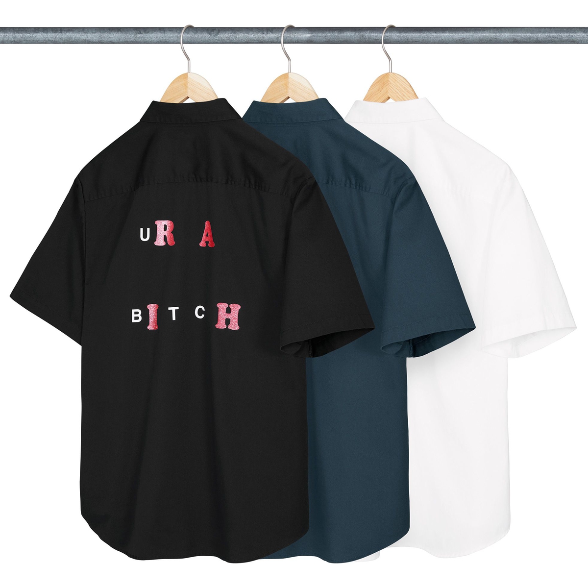 Supreme Bitch S S Work Shirt releasing on Week 8 for spring summer 2025