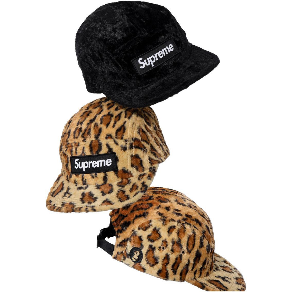 Supreme Supreme GOODENOUGH Crushed Rayon Pile Camp Cap releasing on Week 15 for spring summer 2025