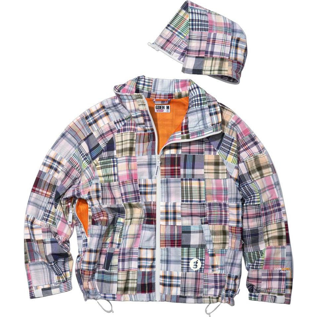 Supreme Supreme GOODENOUGH Patchwork Madras Hooded Jacket (SS25) - $368