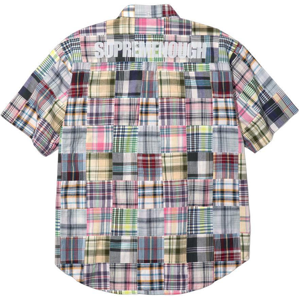 Supreme Supreme GOODENOUGH Patchwork Madras S S Shirt (SS25) - $188