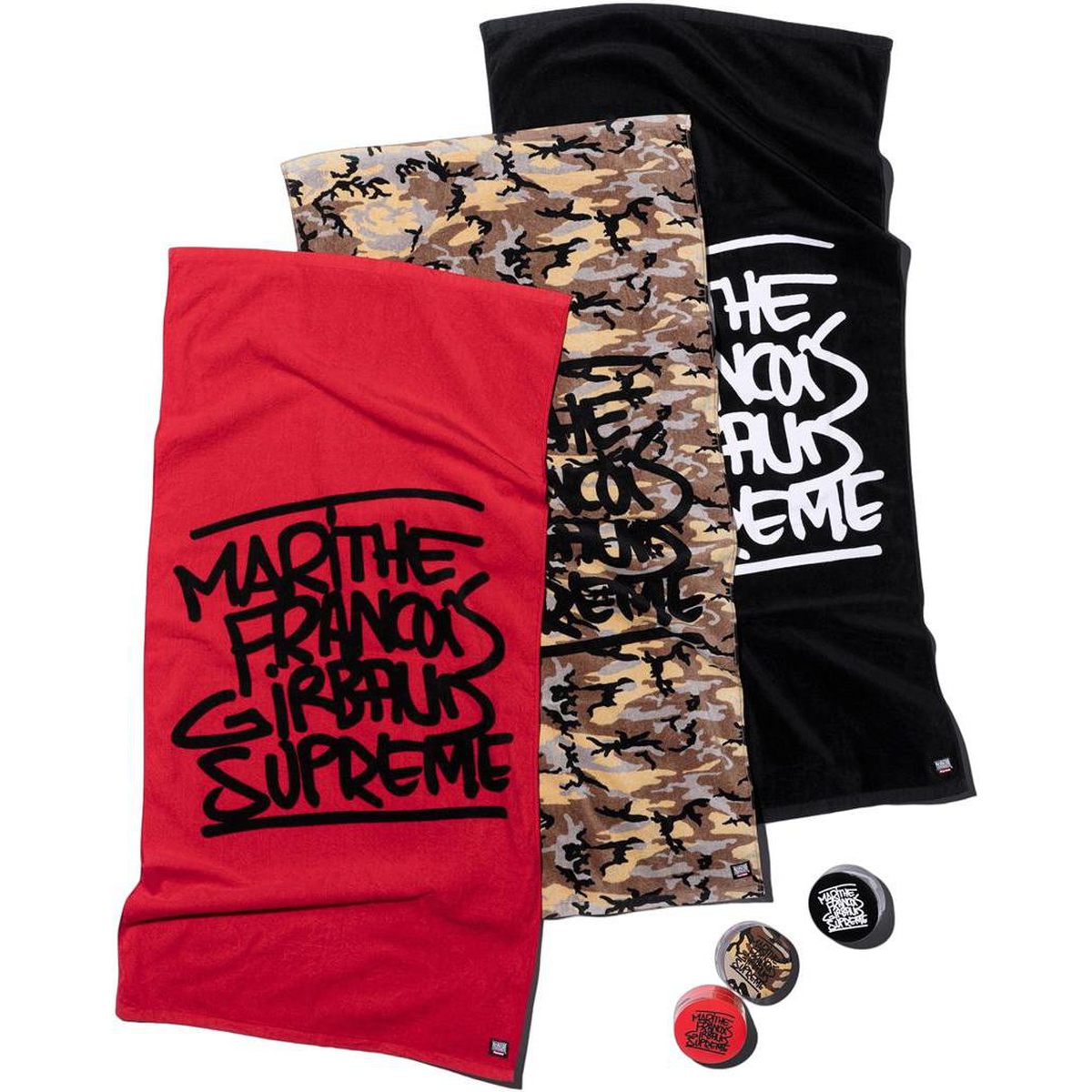 Supreme Supreme Marithé + François Girbaud Compressed Towel releasing on Week 6 for spring summer 2025