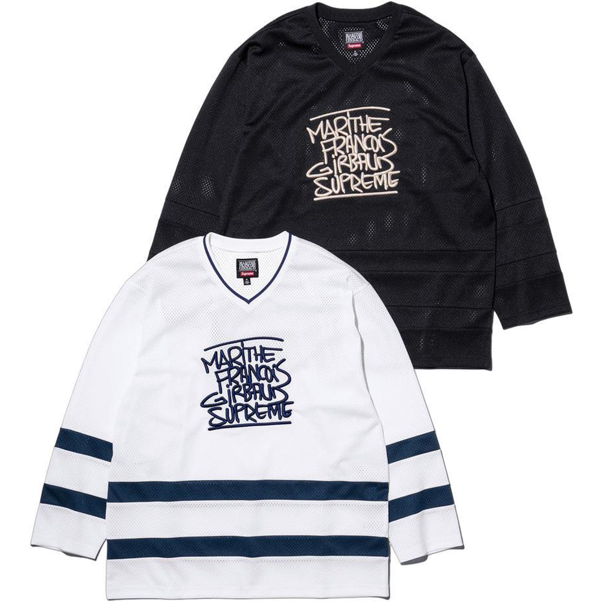 Supreme Supreme Marithé + François Girbaud Hockey Jersey releasing on Week 6 for spring summer 2025