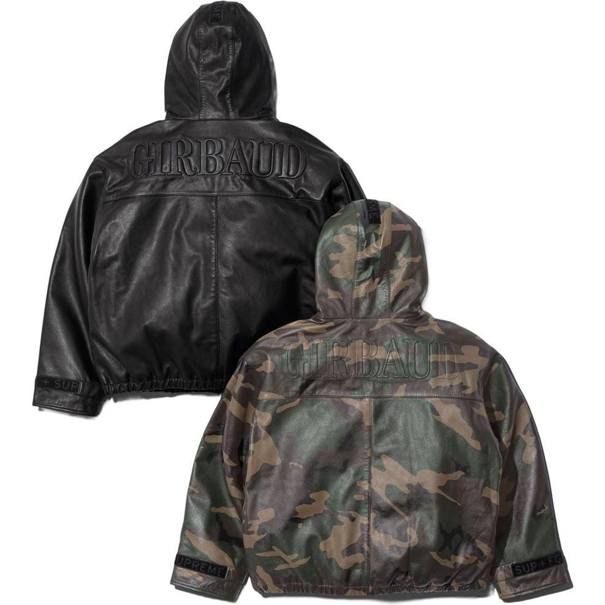 Supreme Supreme Marithé + François Girbaud Hooded Leather Flight Bomber Jacket (SS25) - $748