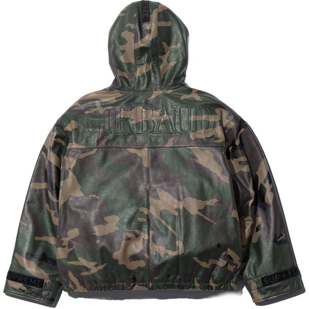 Supreme Supreme Marithé + François Girbaud Hooded Leather Flight Bomber Jacket (SS25) - $748