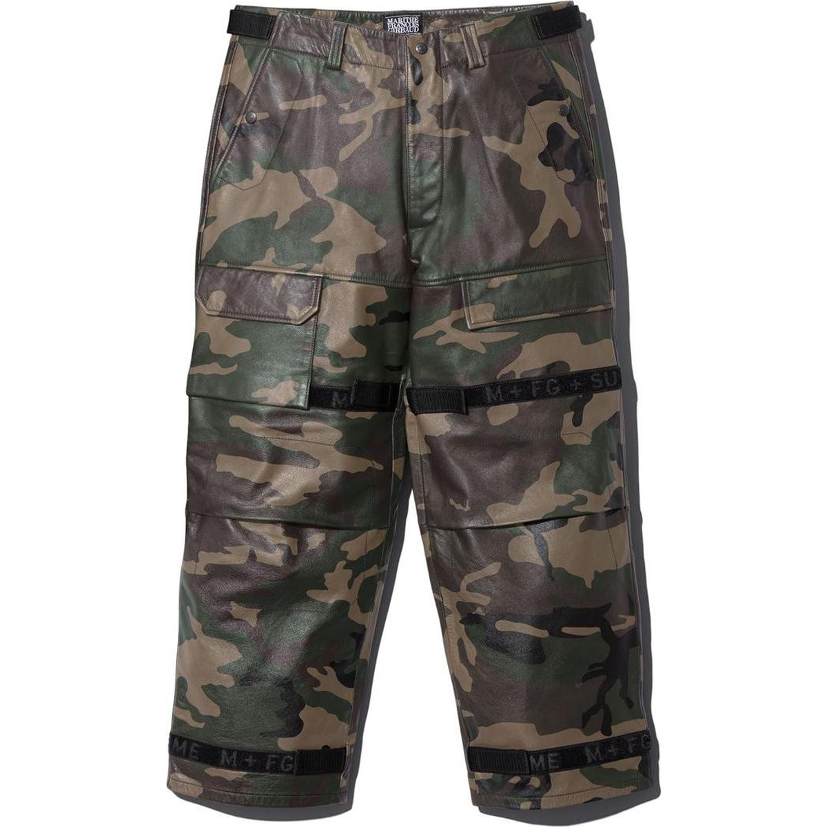 Supreme Supreme Marithé + François Girbaud Shuttle Tape Leather Cargo Pant (SS25) - $548
