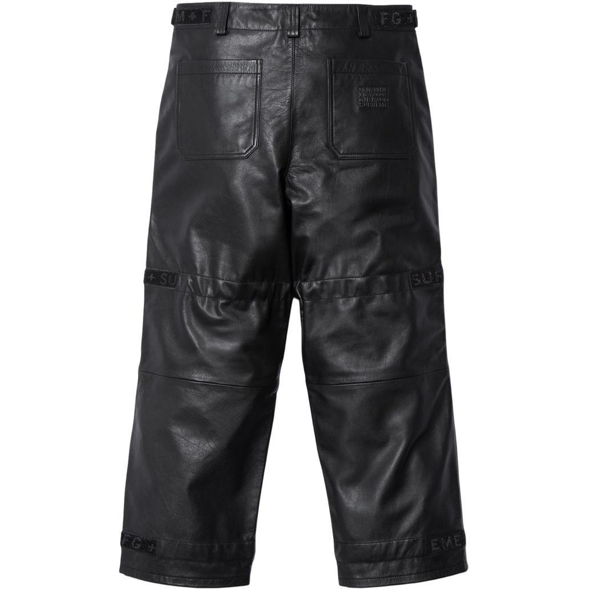 Supreme Supreme Marithé + François Girbaud Shuttle Tape Leather Cargo Pant (SS25) - $548
